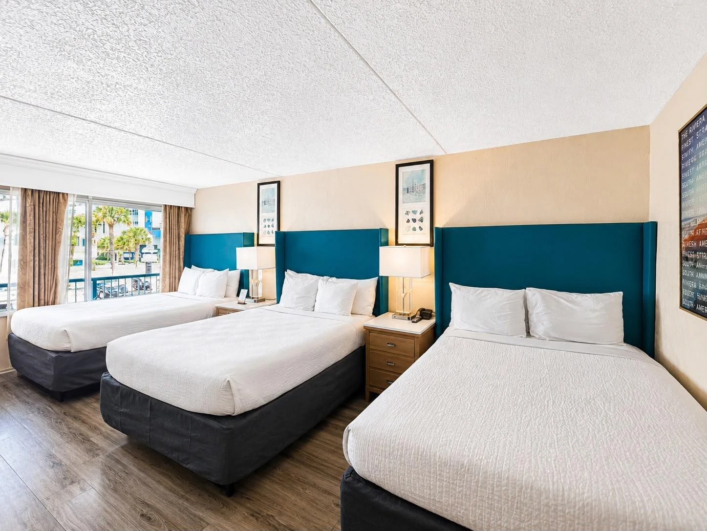Earlier three-bed room by the window
